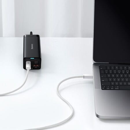 Кабель USB-C BASEUS Dynamic Series Fast Charging, Type-C - Type-C, 5A, 100W, 1 м, белый - 4