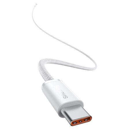 Кабель USB-C BASEUS Dynamic Series Fast Charging, Type-C - Type-C, 5A, 100W, 1 м, белый - 6